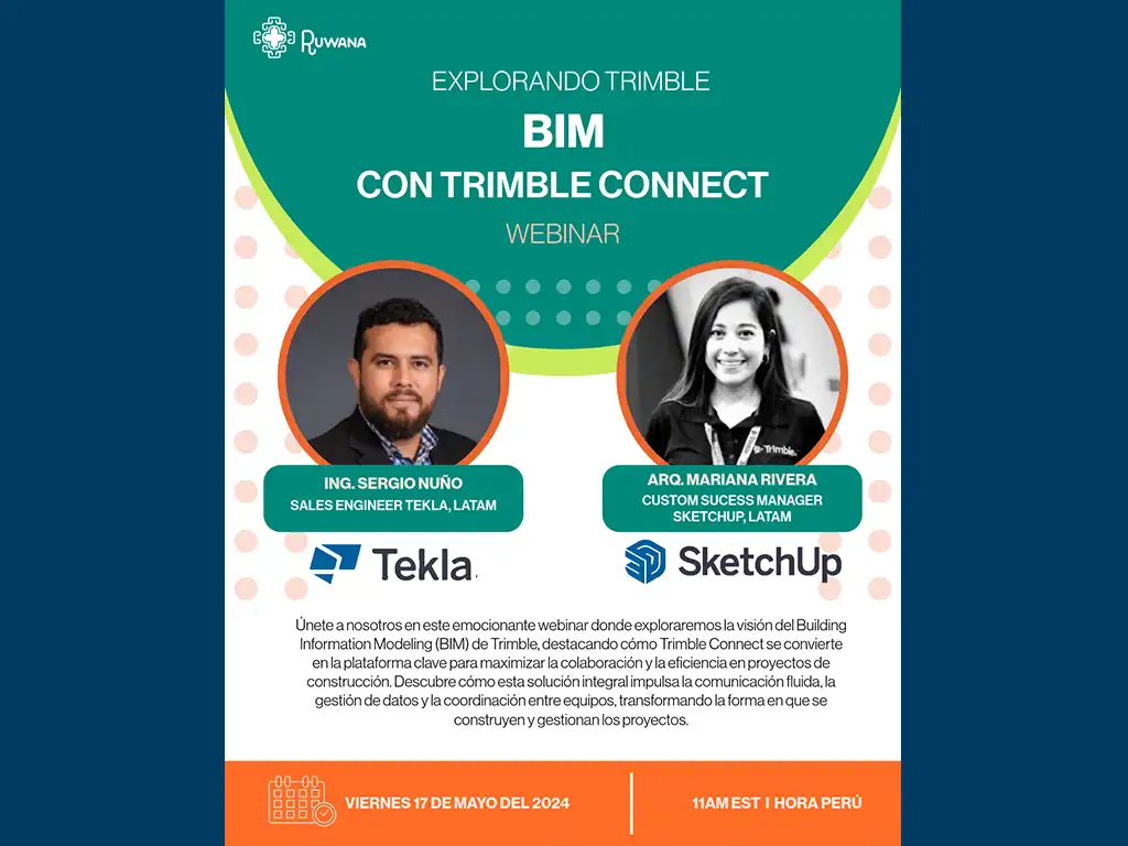 Invitación al Webinar: Maximizando la colaboración «Explorando la visión BIM de Trimble a través del Trimble Connect»